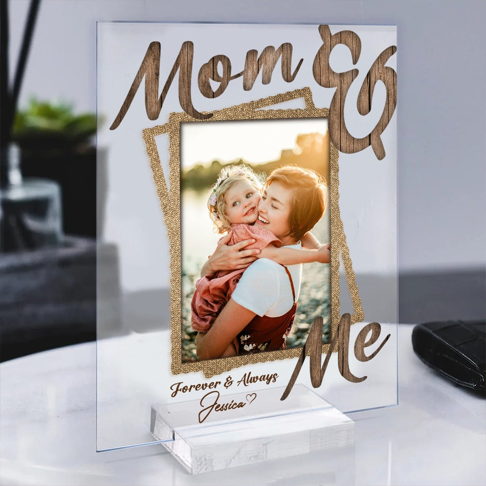 Personalized Nana And Me Photo Forever And Always Acrylic Plaque