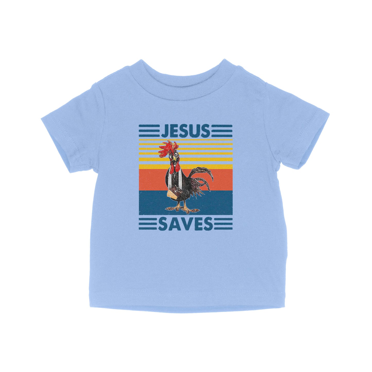 Chicken Jesus Saves - Baby T-Shirt