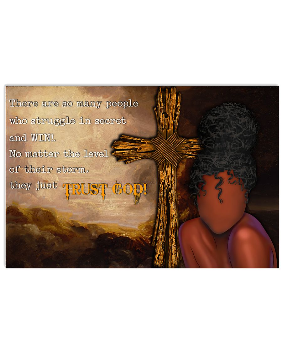 Poster Black Queen Trust God! There Are So Many People Who Struggle In Secret