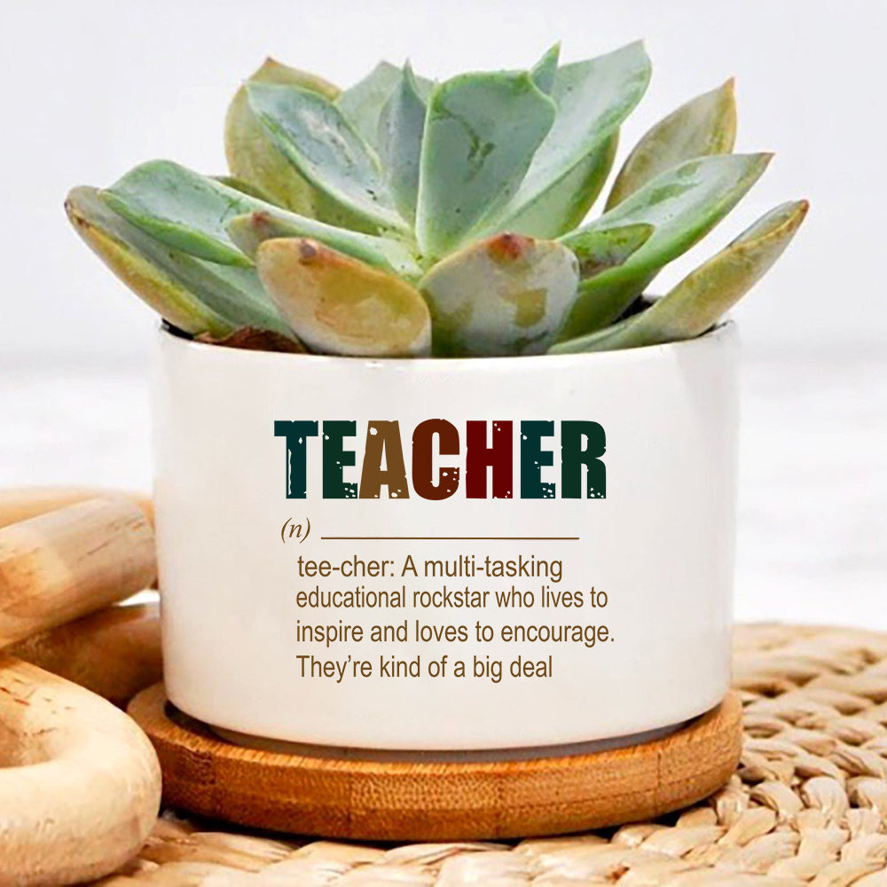 potted plant definition Definition Of Teacher-A Multitasking Educational Rockstar Plant Pot, Gift For Teachers, Teacher Days plant pot, – Wolfantique