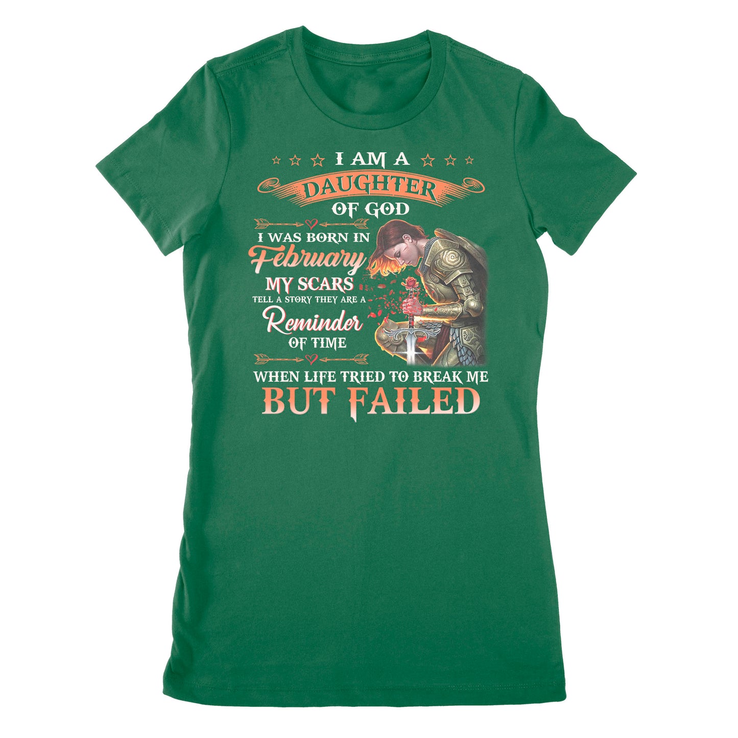 Premium Women's T-shirt - I'm A Daughter Of God I Was Born In January