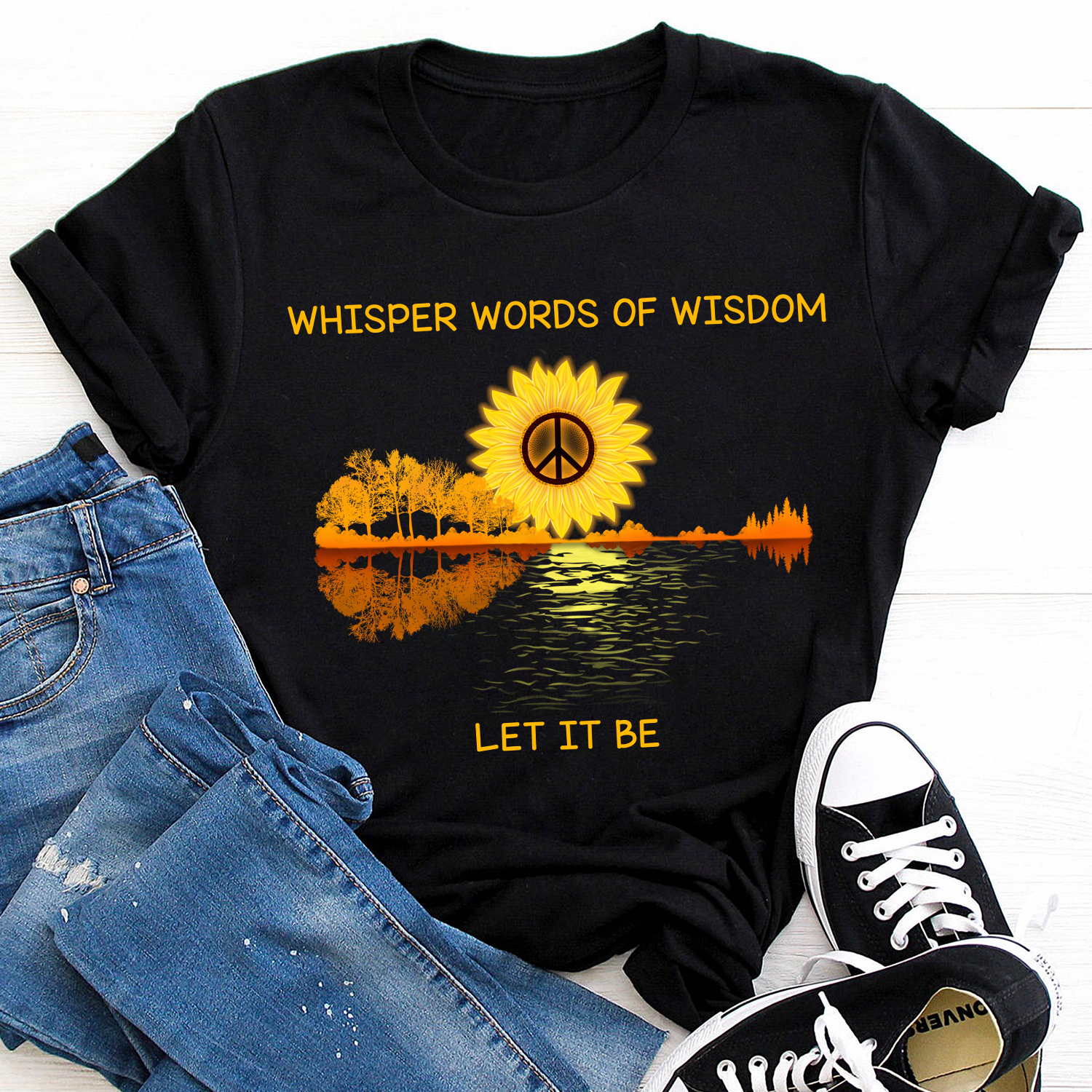 Let It Be whisper words of wisdom Standard T-Shirt