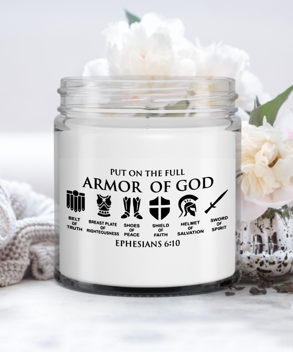Put on The Full Armor of God Candle