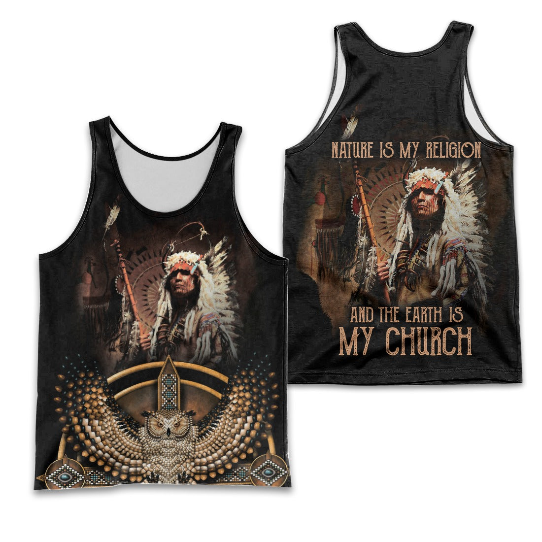 Native American Nature Is My Religion And The Earth Is My Church 3D All Over Print Hoodie And Sweatshirt