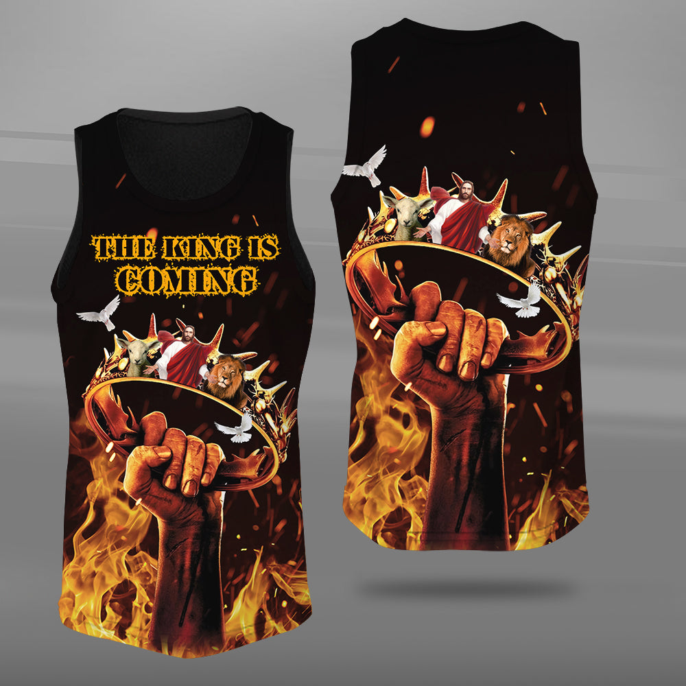 Crown Of Thorns Featuring Jesus The Lion And The Lamb-The King Is Coming 3D All Over Print T-Shirt And Hoodie