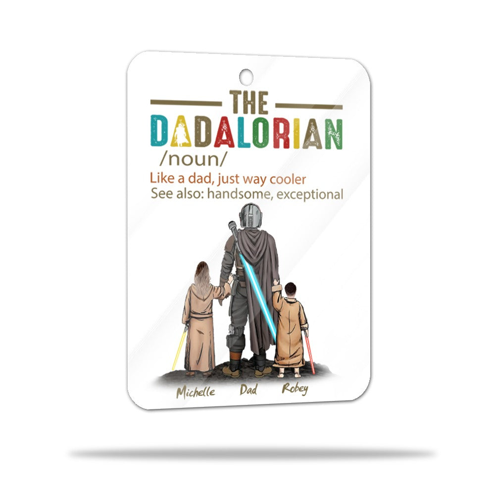 Personalized The Dadalorian Definition Like A Dad Just Way Cooler Acrylic Keychain