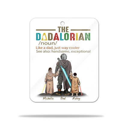 Personalized The Dadalorian Definition Like A Dad Just Way Cooler Acrylic Keychain