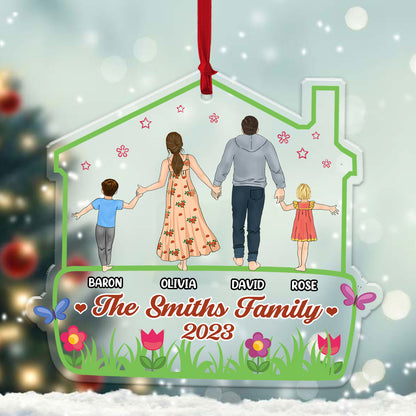 Personalized Family Christmas Acrylic Ornament