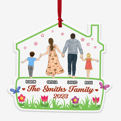 Personalized Family Christmas Acrylic Ornament