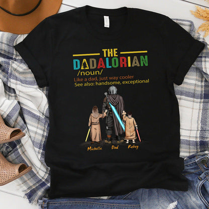 Personalized The Dadalorian Definition Like A Dad Just Way Cooler T-Shirt