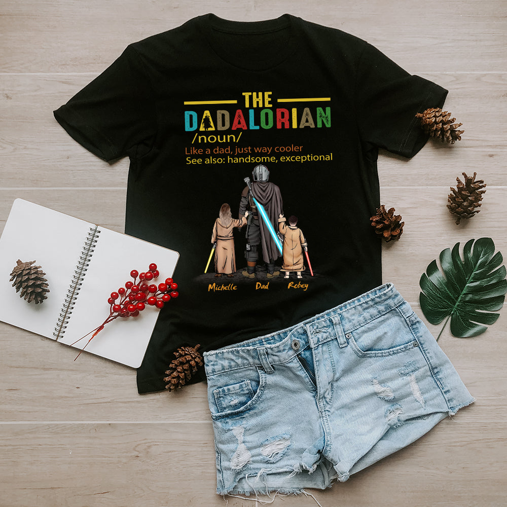 Personalized The Dadalorian Definition Like A Dad Just Way Cooler T-Shirt