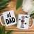 Personalized Number 1 Dad Fubar White Mug