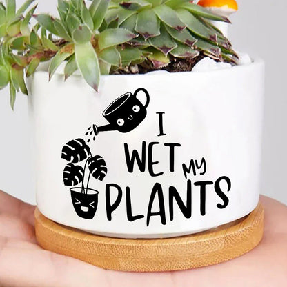 Sometimes I Wet My Plants Pot