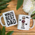 Personalized World Is Best Dad Fubar White Mug