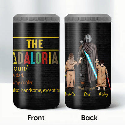 Personalized The Dadalorian Definition Like A Dad Just Way Cooler 4-in-1 Cooler Tumbler