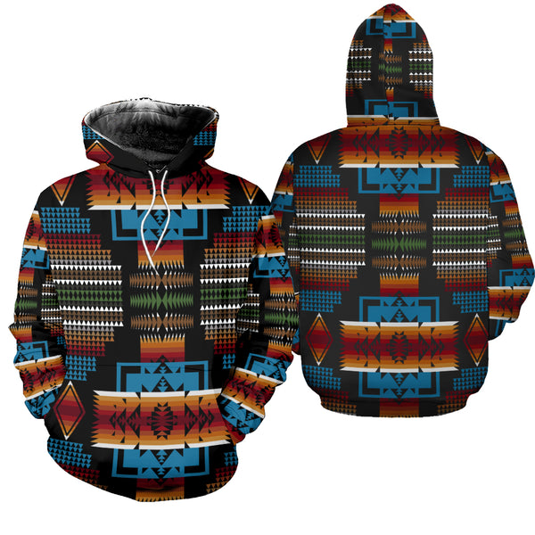 Native Pattern Culture Native American 3D All Over Print Hoodie and Zip  Hoodie