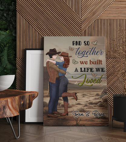 Personalized Couple Cowboy You And Me We Got This Canvas Prints