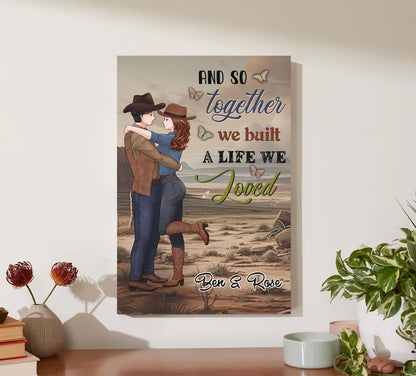 Personalized Couple Cowboy You And Me We Got This Canvas Prints