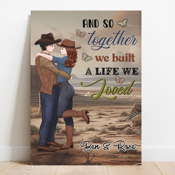 Personalized Couple Cowboy You And Me We Got This Canvas Prints