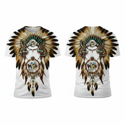 Native American Wolf Dream Catcher 3D All Over Print Hoodie And Sweatshirt