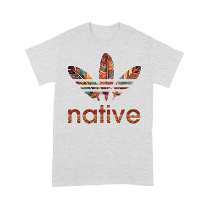 Native American Feather Graphic Boho Tribal Print Unisex T-Shirt