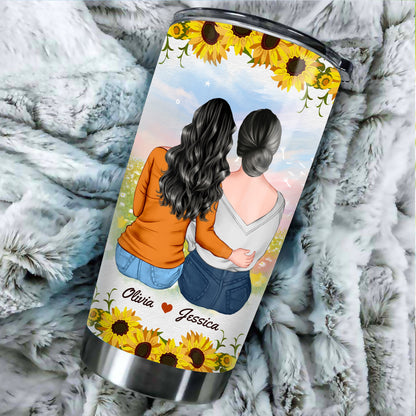 Personalized Mom To My Daughter In My Eyes There Is No One That Can Equal Your Beauty Tumbler