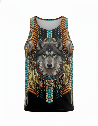 Tribal Native Wolf Dreamcatcher Native American 3D All Over Print Hoodie and Zip Hoodie