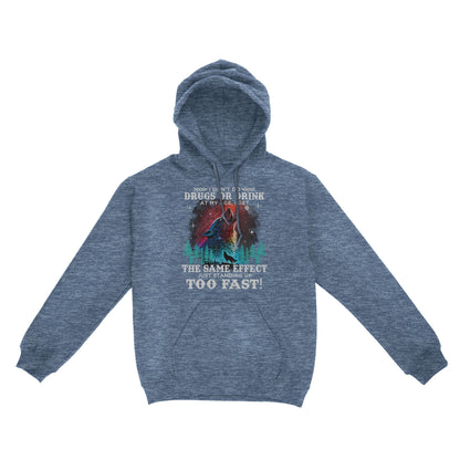 Wolf Spirit Warriors I Don't Do Drugs Or Drink At My Age Hoodie, Funny Gift For Family Hoodie