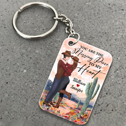 Personalized Couple Cowboy You And Me We Got This Acrylic Keychain