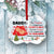 Personalized Dear Daddy This  Christmas I Will Be Snuggled Up In Mommys Belly Acrylic Ornament