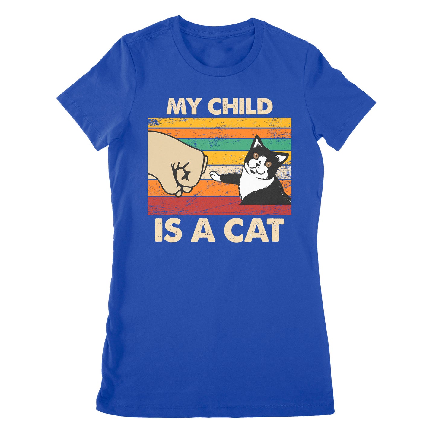 Premium Women's T-shirt - My Child Is A Cat