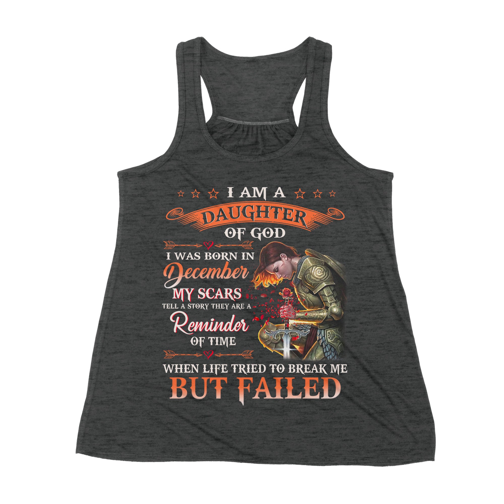 Premium Women's Tank - I'm A Daughter Of God I Was Born In December