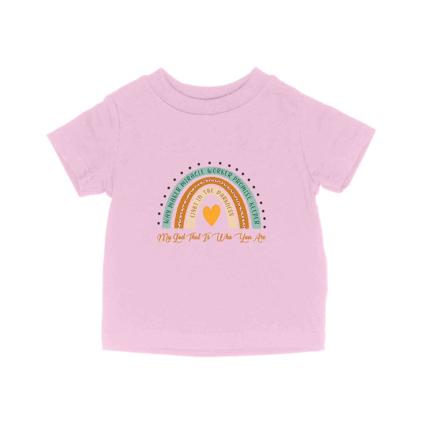 Way Maker Miracle Worker Promise Keeper Light In The Darkness - Baby T-Shirt