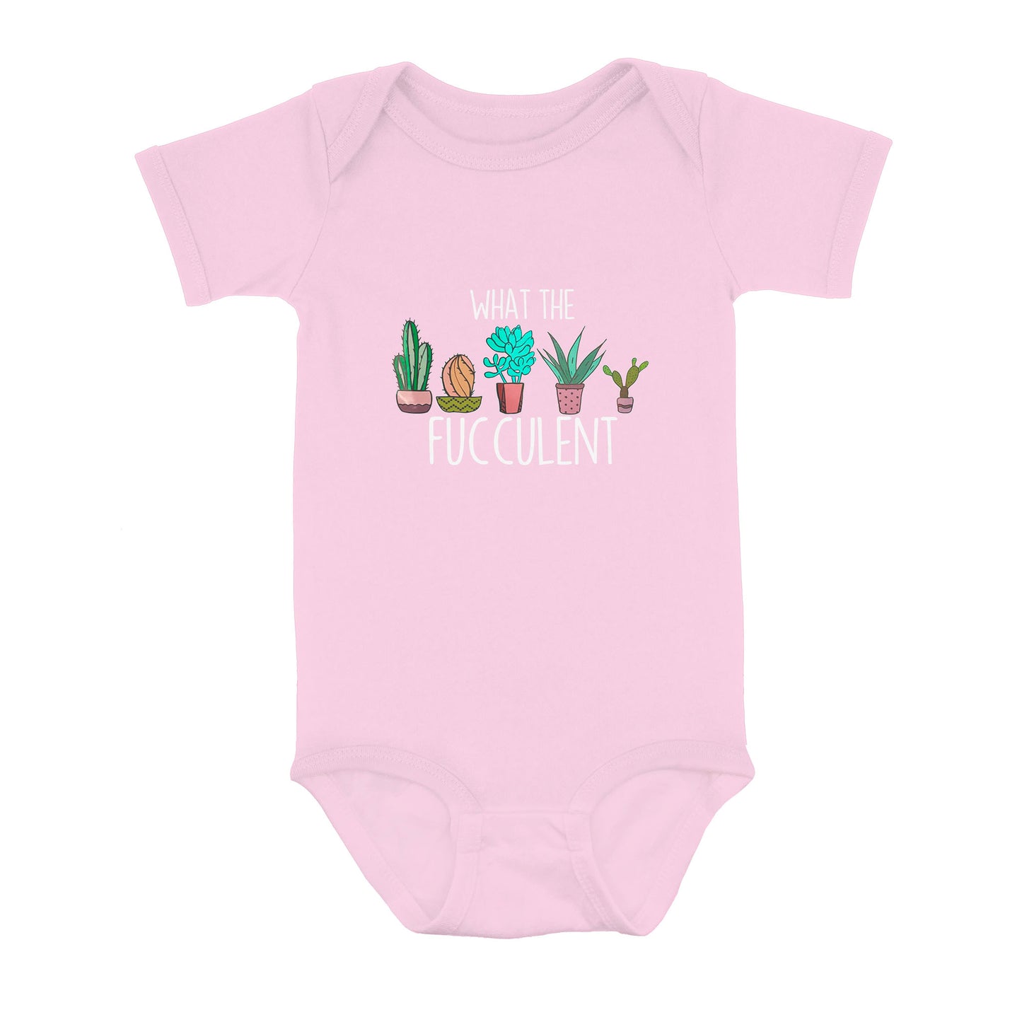 What the Fucculent Cactus Succulents Plants Gardening - Baby Onesie