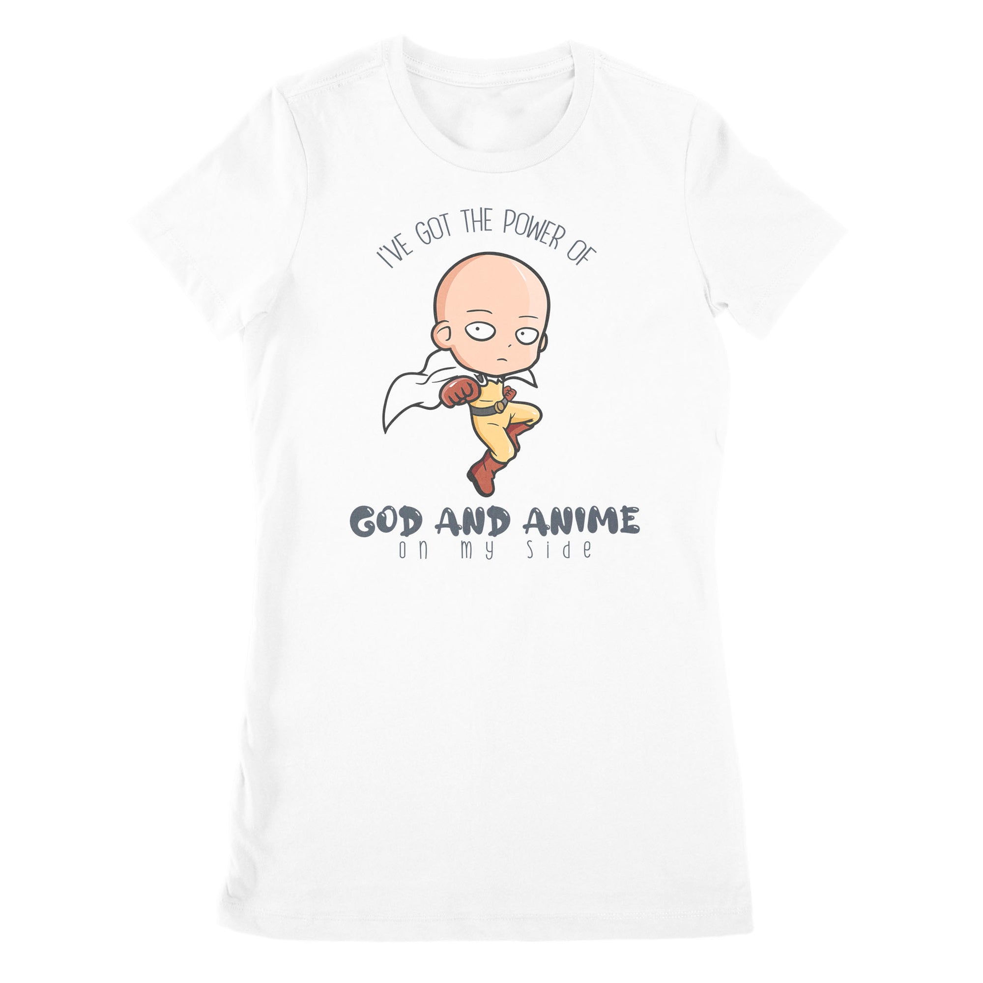 Premium Women's T-shirt - I Have The Power Of God And Anime On My Side