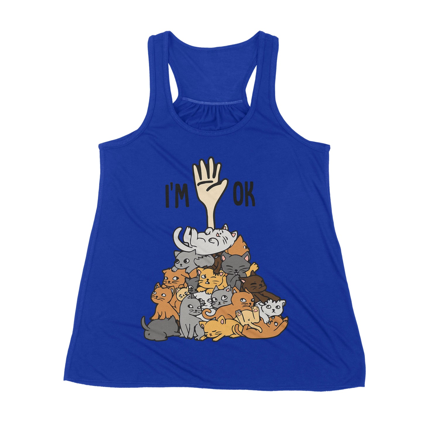 Premium Women's Tank - Full Of Cats Im Ok