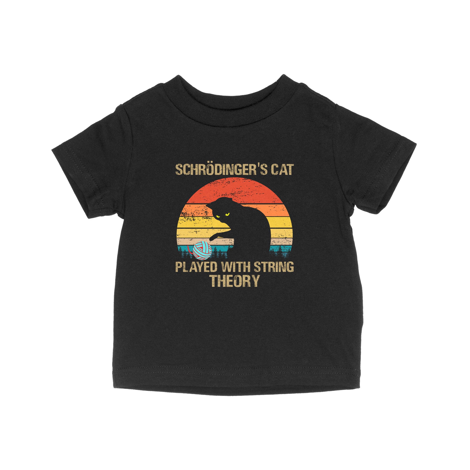 Schrodinger’s Cat Played With String Theory - Baby T-Shirt