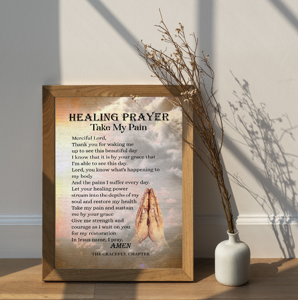 Prayer For Healing Merciful Lord The Graceful Chapter Canvas Prints