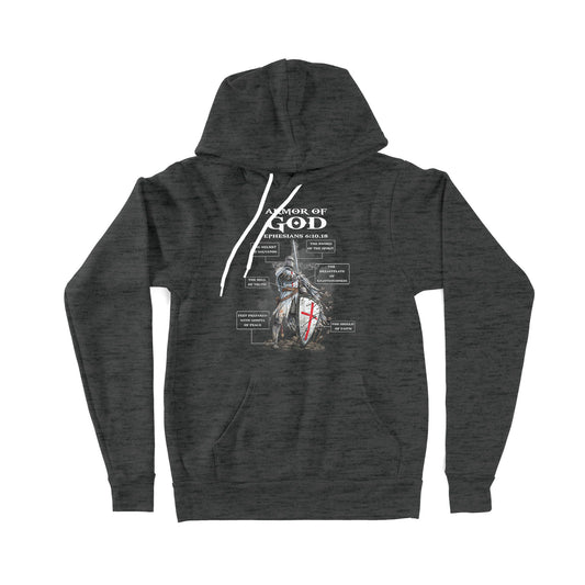 Armor of God Bible Study on Ephesians 6:10-18 - Premium Hoodie