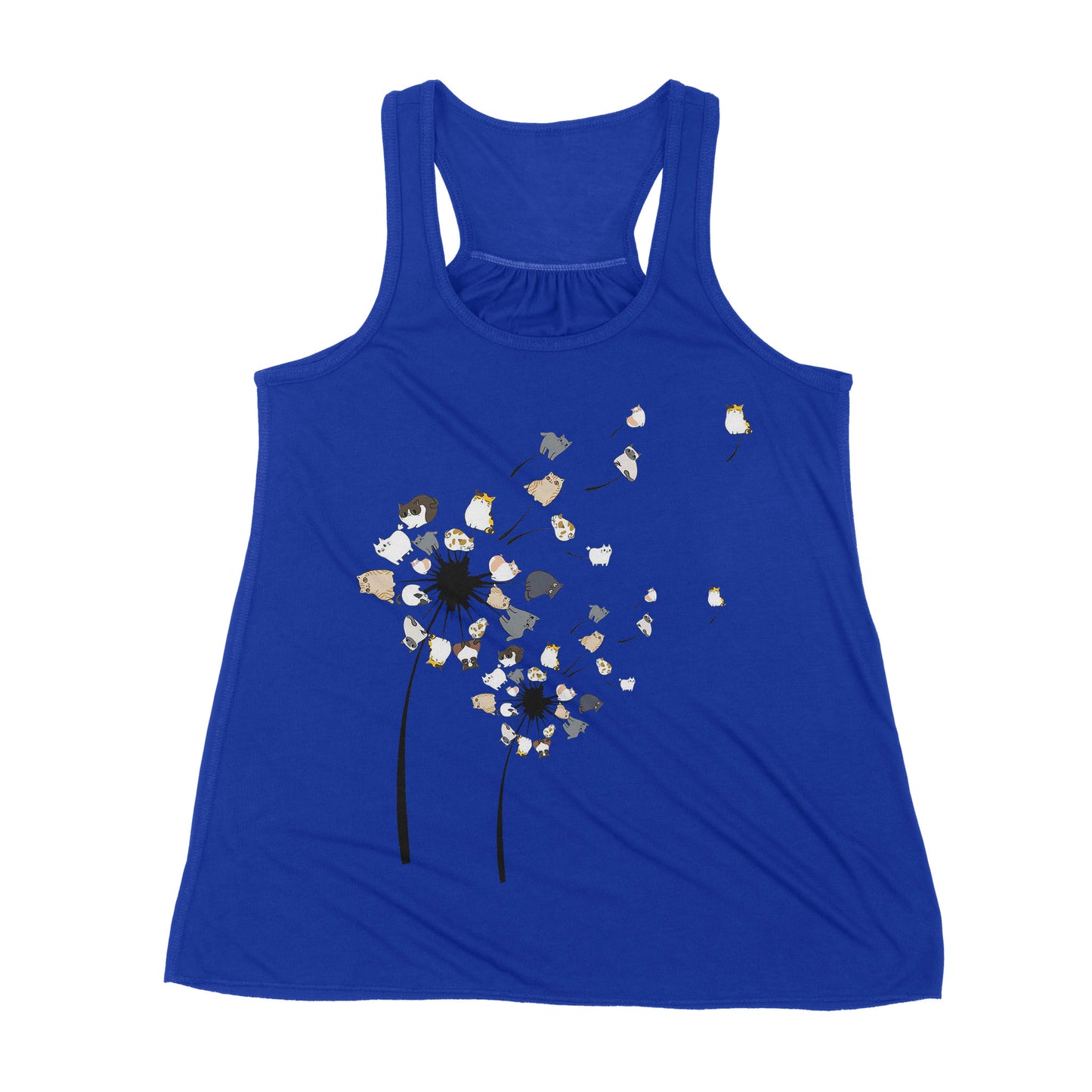 Premium Women's Tank - Dandelion Cats Flower