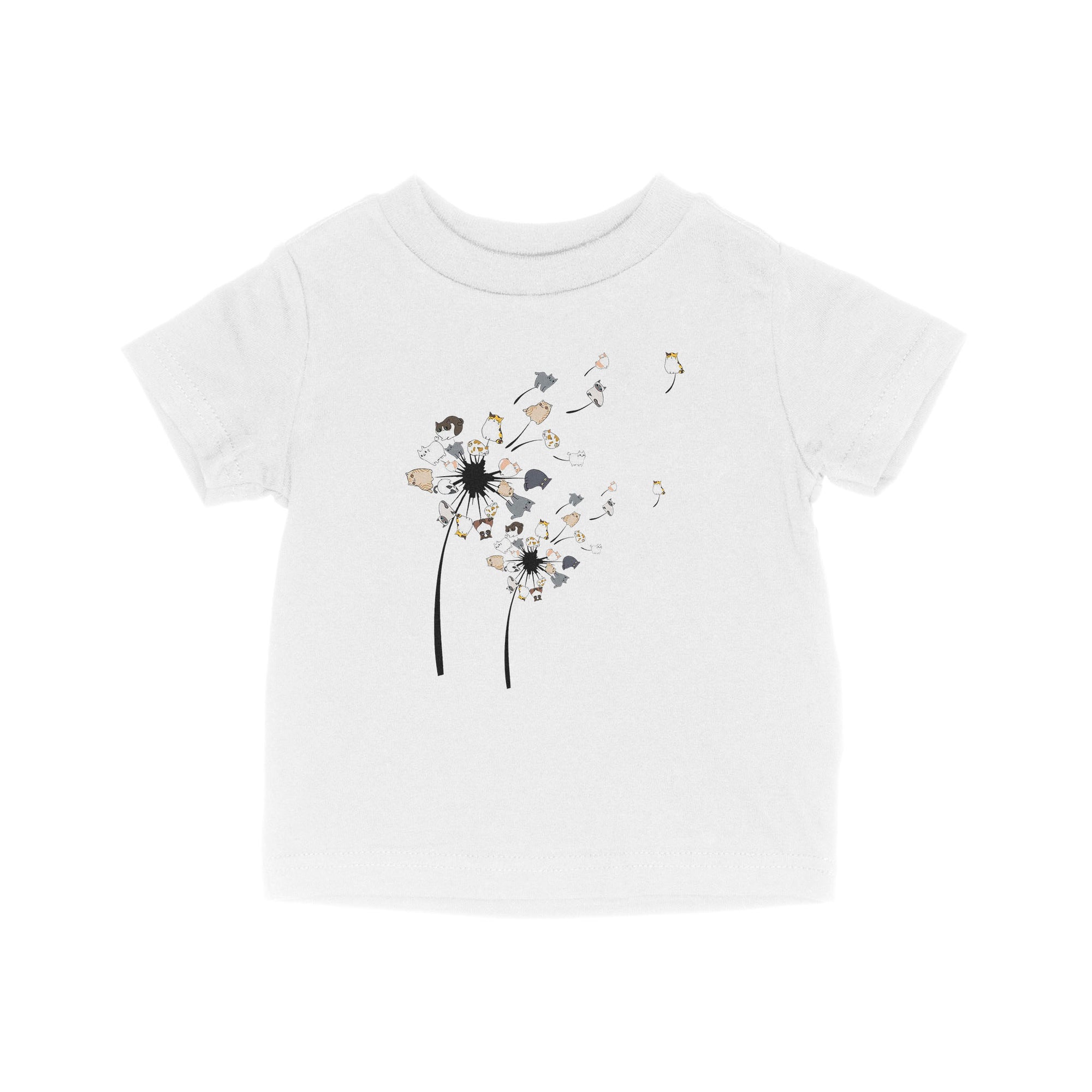 Dandelion Cats Flower - Baby T-Shirt