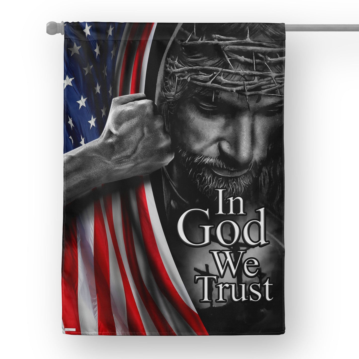 In God We Trust House Flag