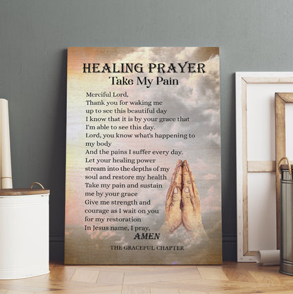 Prayer For Healing Merciful Lord The Graceful Chapter Canvas Prints