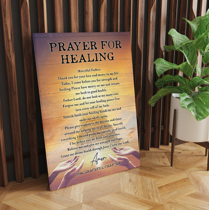 Prayer For Healing Merciful Father Thank You For Your Love And Mercy In My Life The Graceful Chapter Canvas Prints