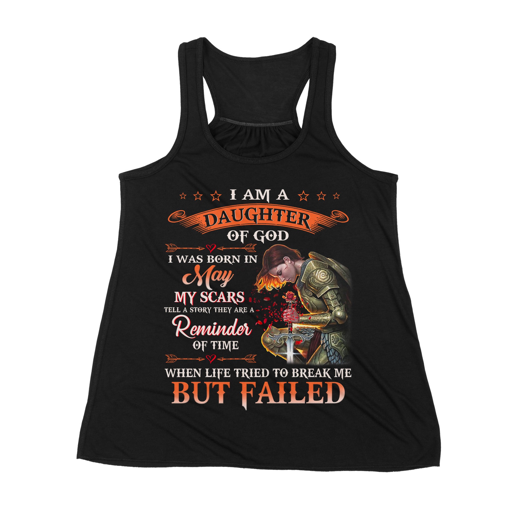 Premium Women's Tank - I'm A Daughter Of God I Was Born In May