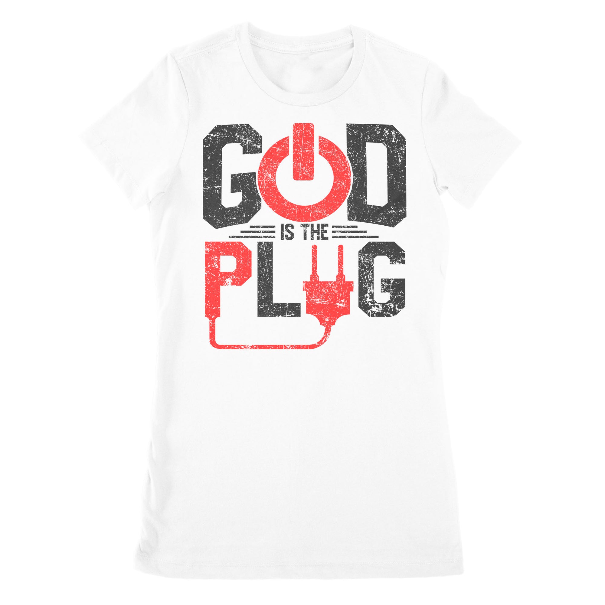 Premium Women's T-shirt - God Is The Plug