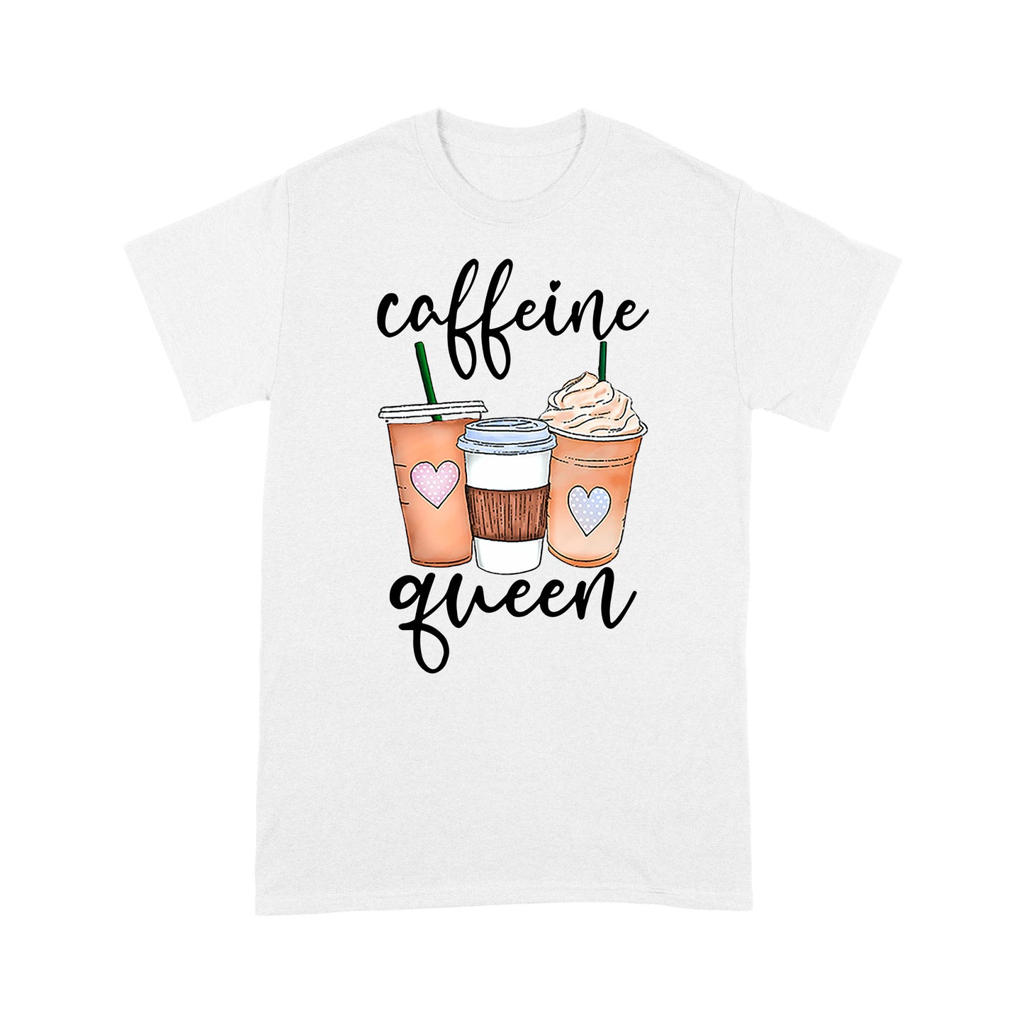 Premium T-shirt - Caffeine Queen, Coffee Lover, Coffee Queen