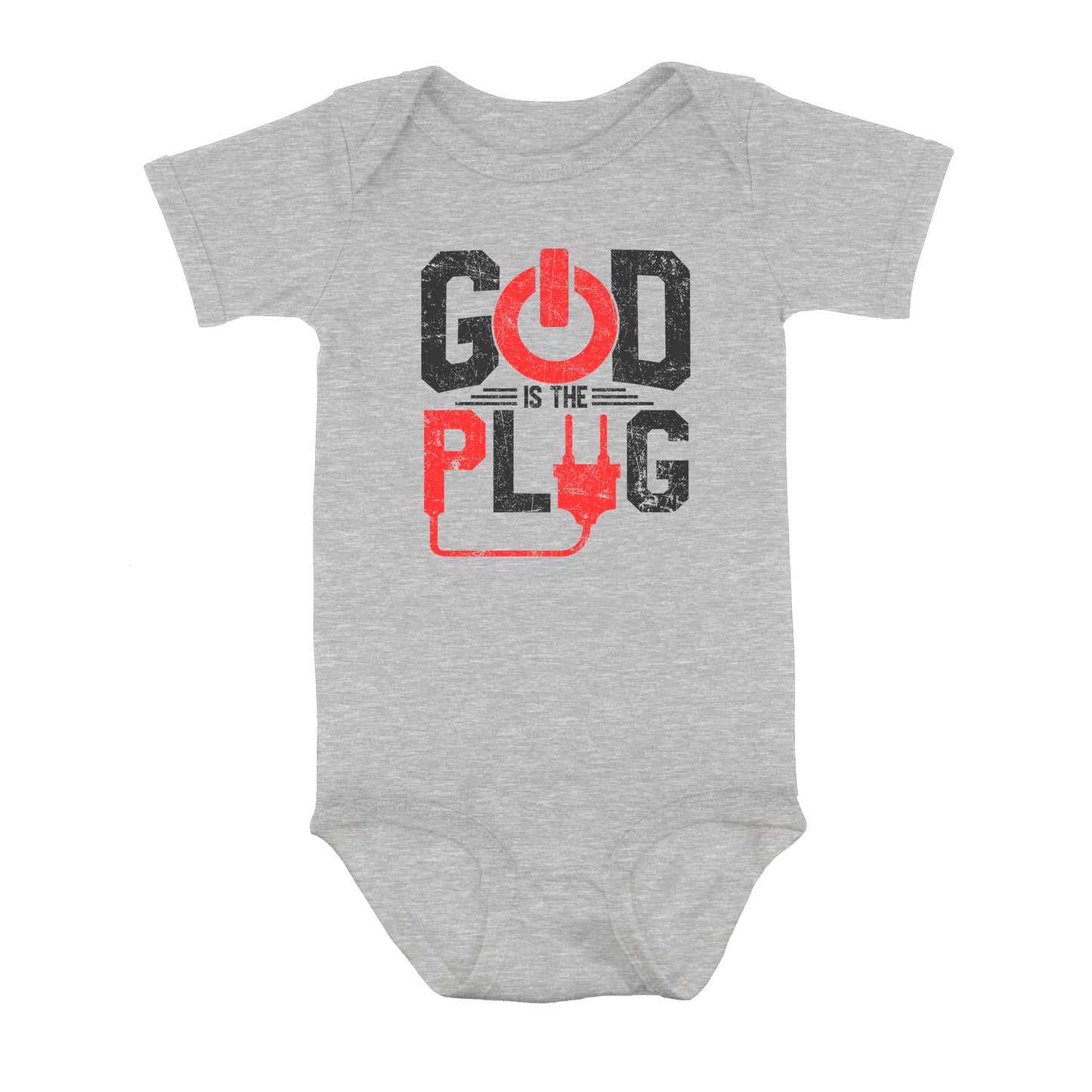 God Is The Plug - Baby Onesie