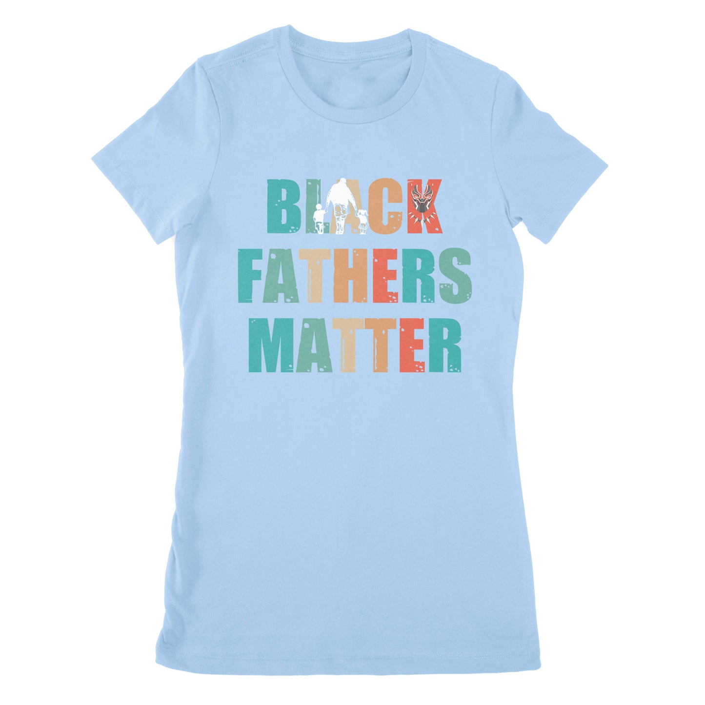 Premium Women's T-shirt - Black Fathers Matter