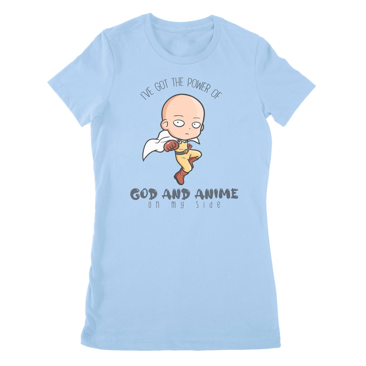 Premium Women's T-shirt - I Have The Power Of God And Anime On My Side